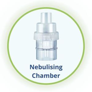 nebulising chamber part of nebuliser