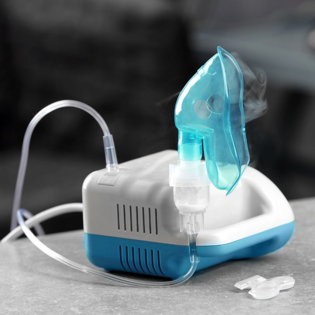 parts of nebuliser article banner image with a nebuliser image in it